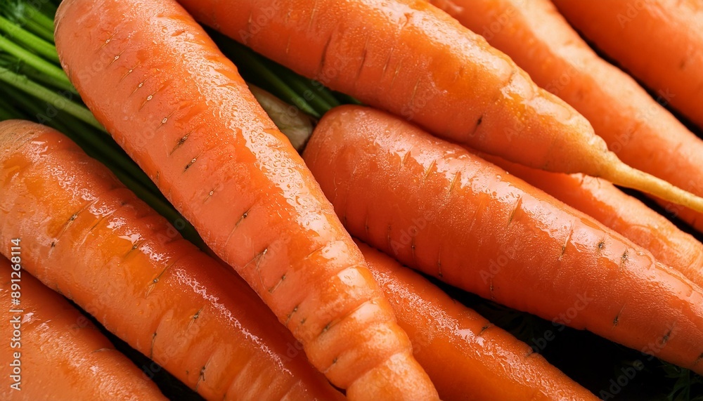 Fresh and Flavorful: A Background of Juicy Carrots Fresh and Flavorful: A Background of Juicy Carrots