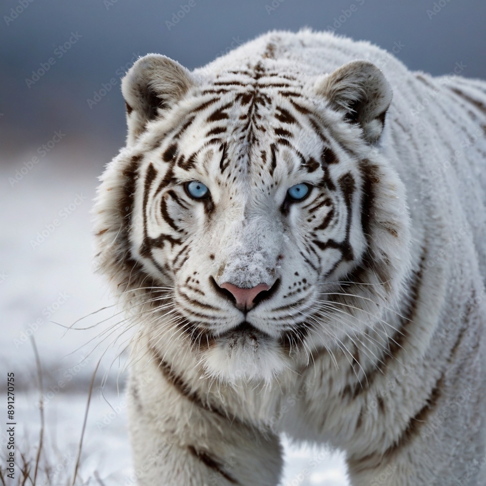 white Siberian tiger wildlife Bengal feline white Siberian tiger wildlife Bengal feline