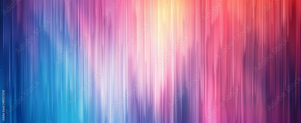 Ethereal Sky Gradient Background with Soft Vertical Lines for Modern Design - Vector Illustration and High-Resolution Photography