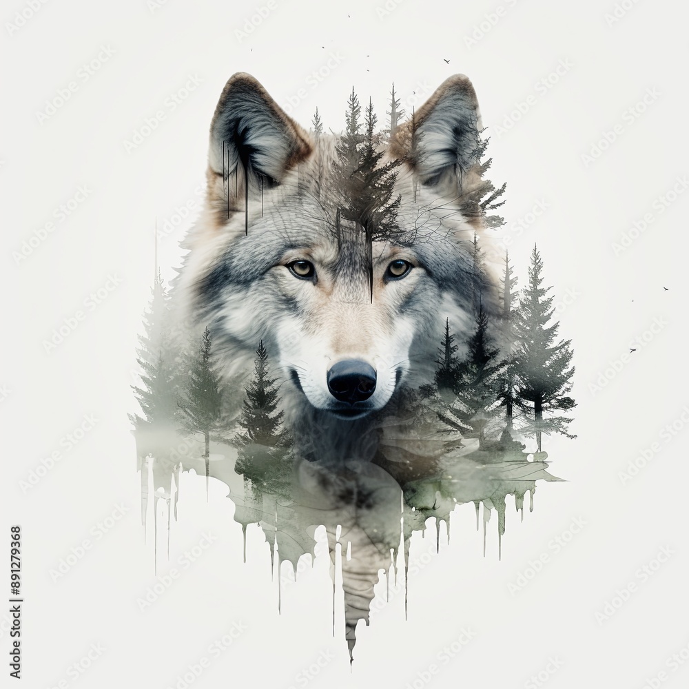 In a vibrant forest, a majestic gray wolf stands tall, its fur blending with nature s colors. With piercing eyes reflecting wisdom and untamed beauty, the wolf exudes strength and resilience. In a vibrant forest, a majestic gray wolf stands tall, its fur blending with nature s colors. With piercing eyes reflecting wisdom and untamed beauty, the wolf exudes strength and resilience.