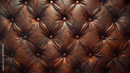 Brown Leather Upholstery Texture