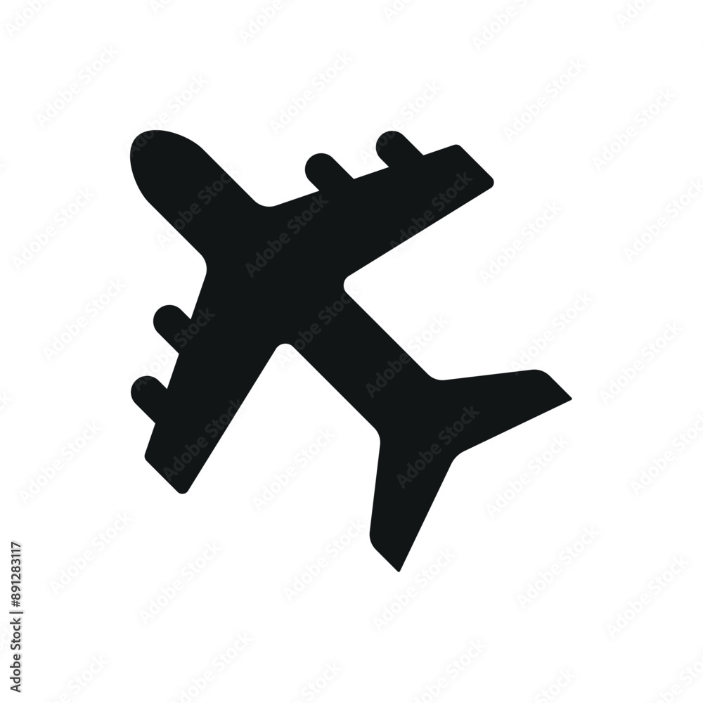 Obraz premium Plane icon vector design templates simple and modern