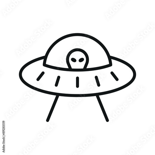 Ufo icon vector design templates simple and modern