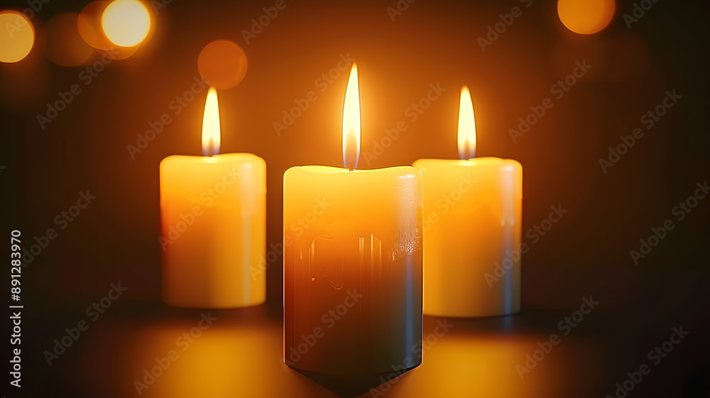 A peaceful memorial concept with flickering candle flames. Ideal looping video background for services and tributes. A peaceful memorial concept with flickering candle flames. Ideal looping video background for services and tributes.