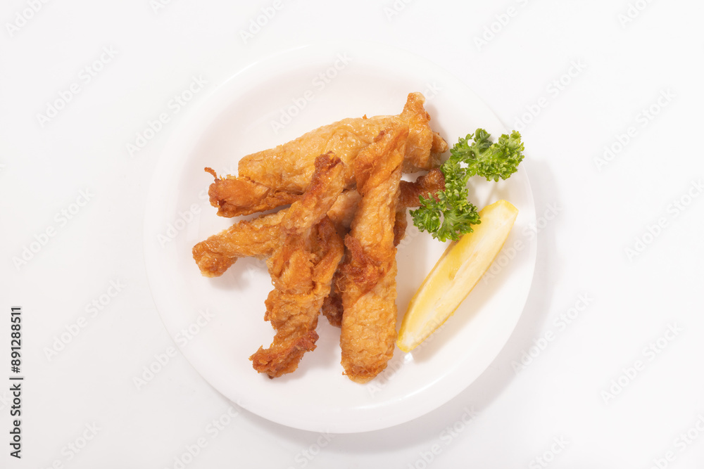 鶏肉の鶏皮包み揚げ 鶏肉の鶏皮包み揚げ