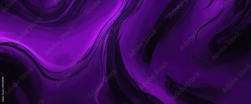 Fototapeta premium Dark Purple artistic hand painted multi layered background