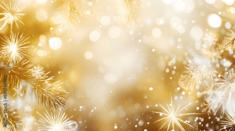 Gold fireworks Abstract background new year, copy space for greeting card Gold fireworks Abstract background new year, copy space for greeting card