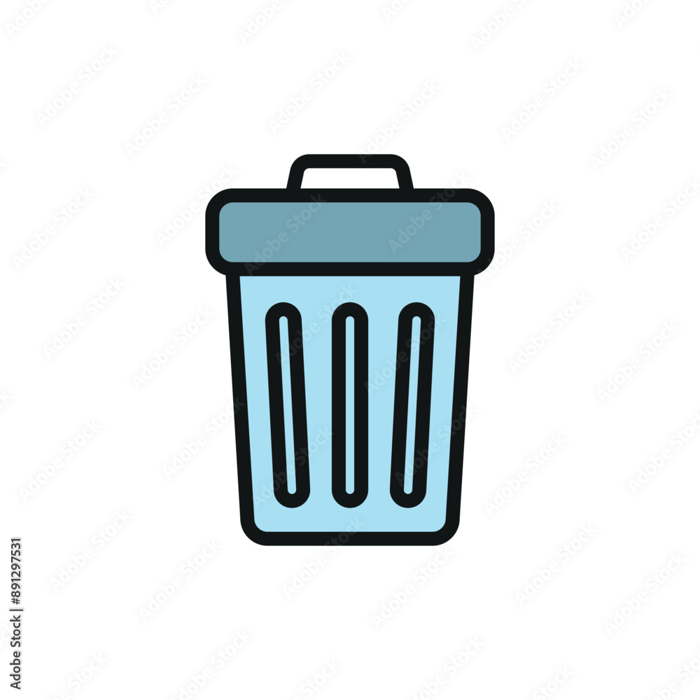 Garbage can icon vector design templates simple and modern Garbage can icon vector design templates simple and modern