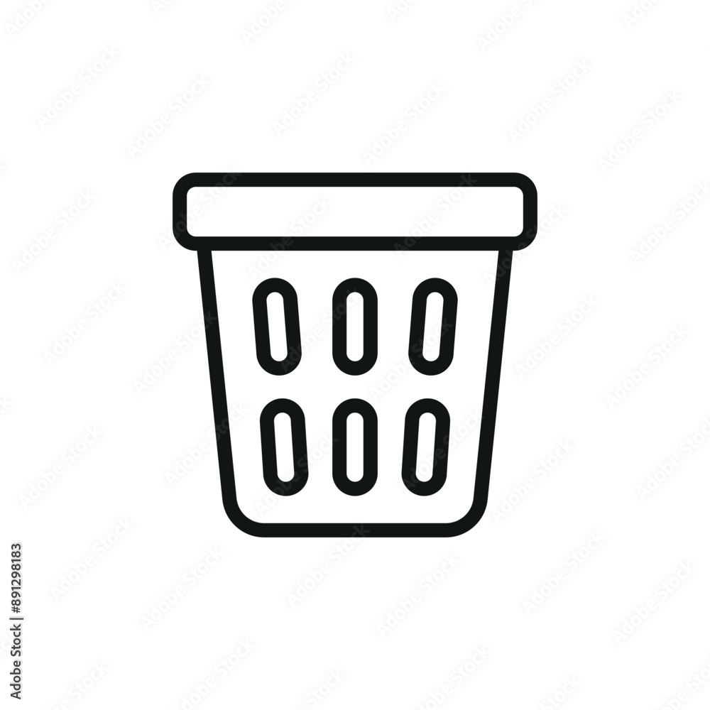Laundry basket icon vector design templates simple and modern Laundry basket icon vector design templates simple and modern