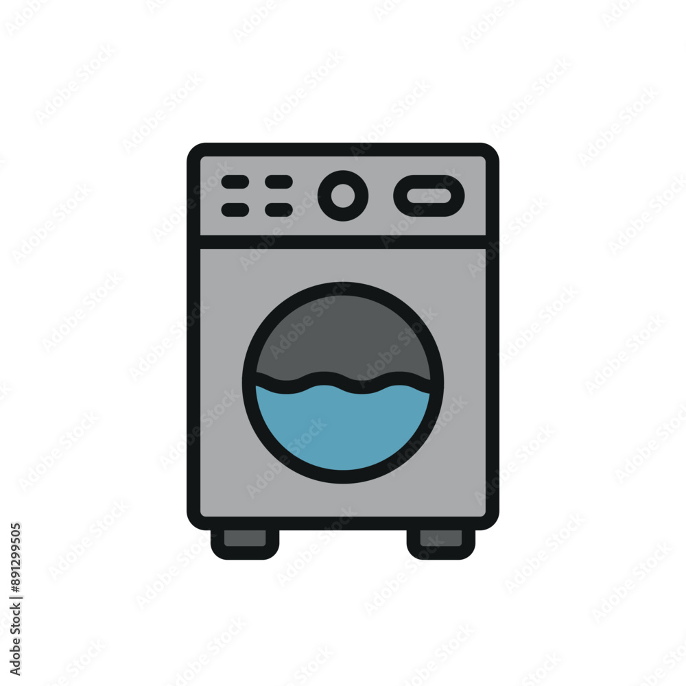 Washing machine icon vector design templates simple and modern Washing machine icon vector design templates simple and modern