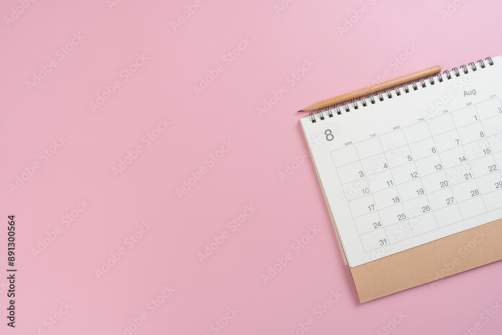 close up of calendar on the pink table background, planning for business meeting or travel planning concept close up of calendar on the pink table background, planning for business meeting or travel planning concept