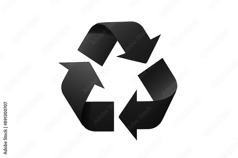 Recycling symbol on transparent background Recycling symbol on transparent background