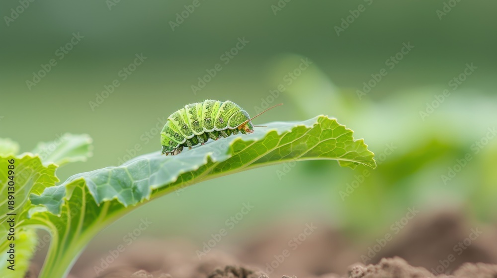 A close-up image capturing a agricultural pests. A close-up image capturing a agricultural pests.