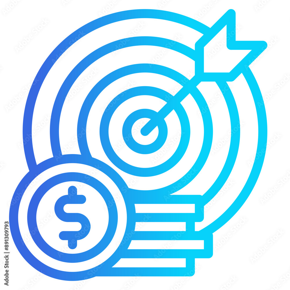 Target Solid Icon