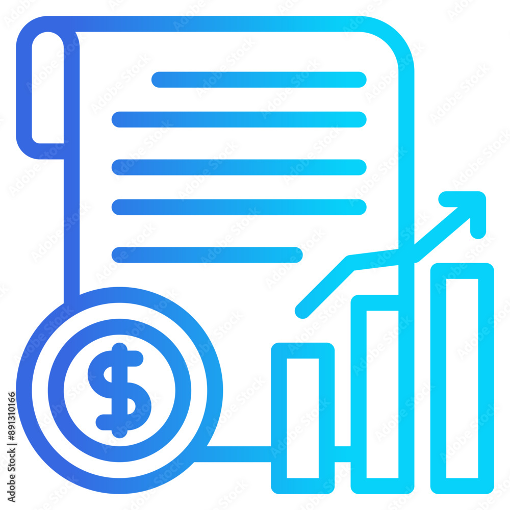 Sales growth Solid Icon Sales growth Solid Icon