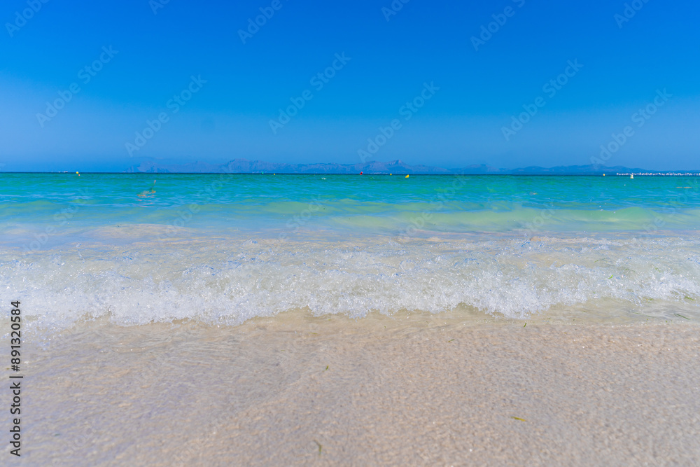 waves and blue sky waves and blue sky