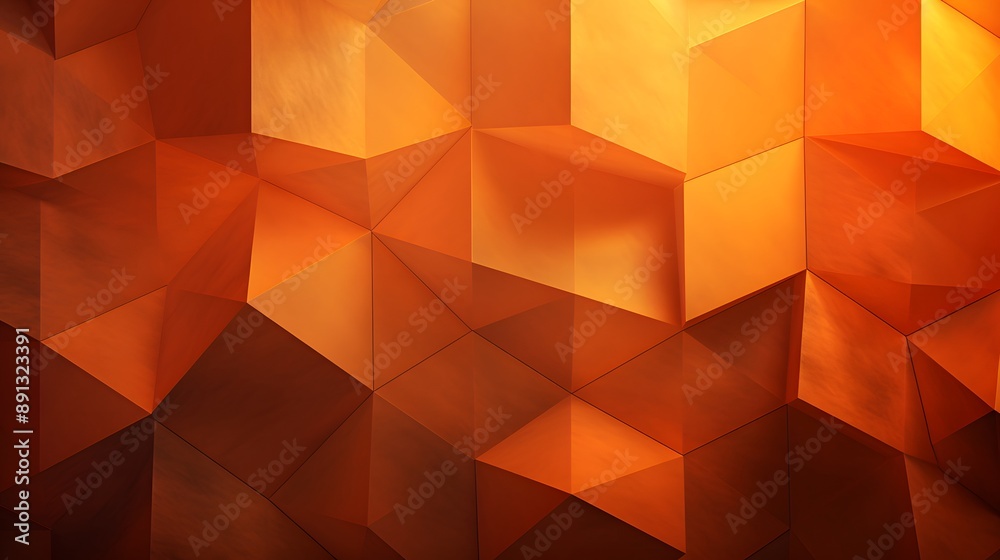 orange geometric background