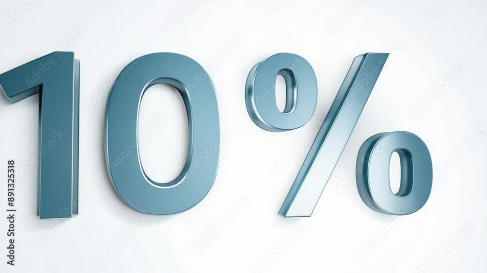 large white numbers -10% on a gray background. Usage: discount marketing campaigns, promotional materials large white numbers -10% on a gray background. Usage: discount marketing campaigns, promotional materials