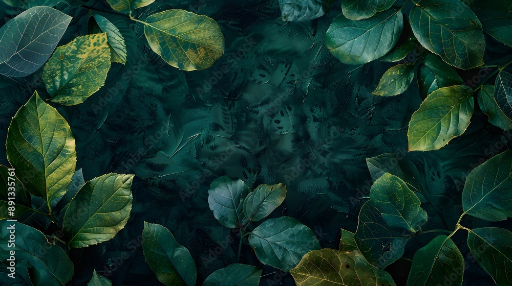 Fototapeta premium leaves background
