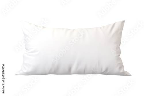 A Pristine Pillow Awaits A Peaceful Slumber on a Clear PNG or White Background.