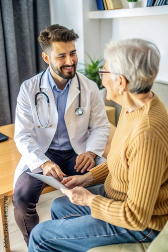 doctor and patient in hospital