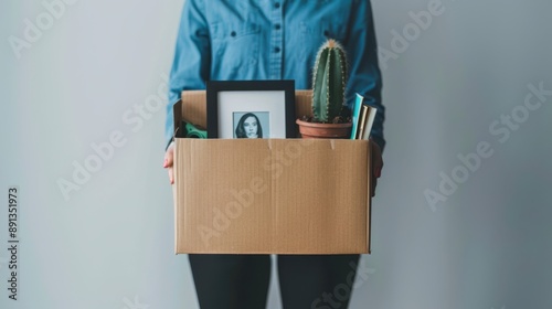 The box with personal items