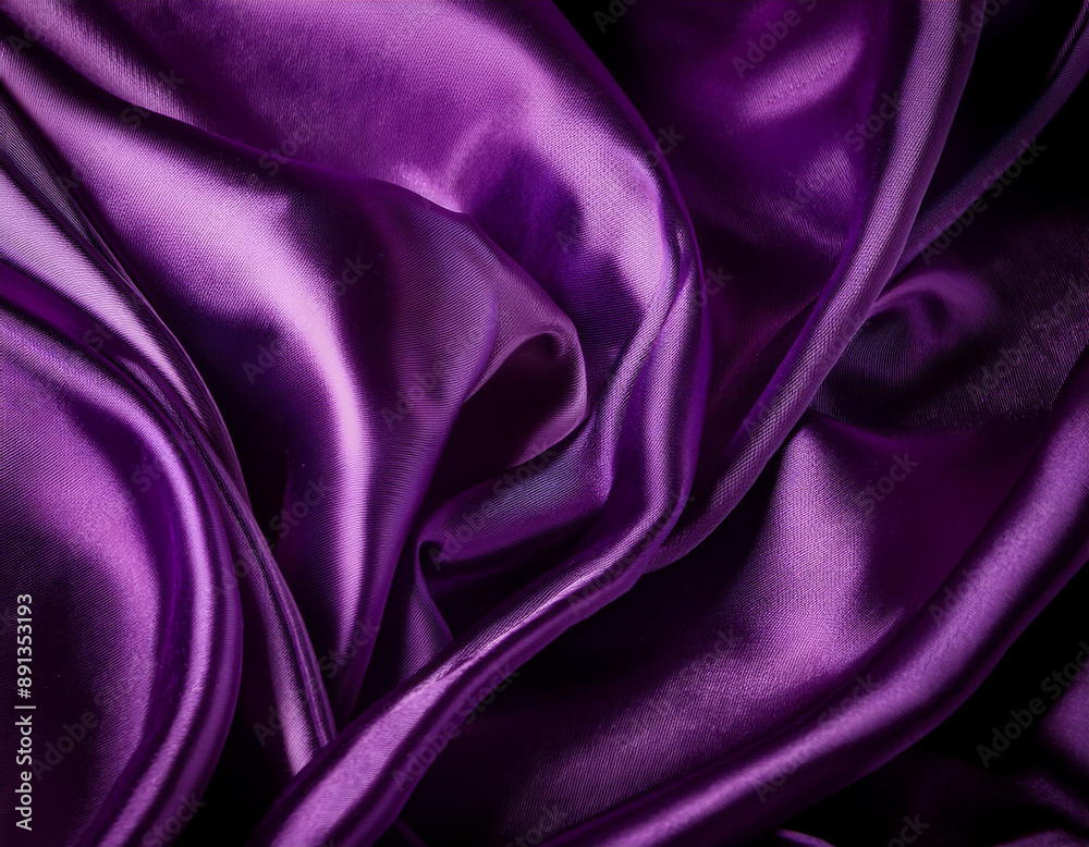 Obraz premium Luxurious Purple Velvet Background with Deep, Rich Color Tones