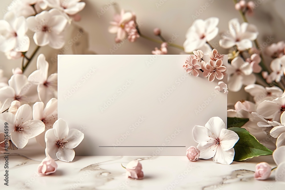 Thank you card with a simple and elegant design a blank space at the bottom for a message Thank you card with a simple and elegant design a blank space at the bottom for a message