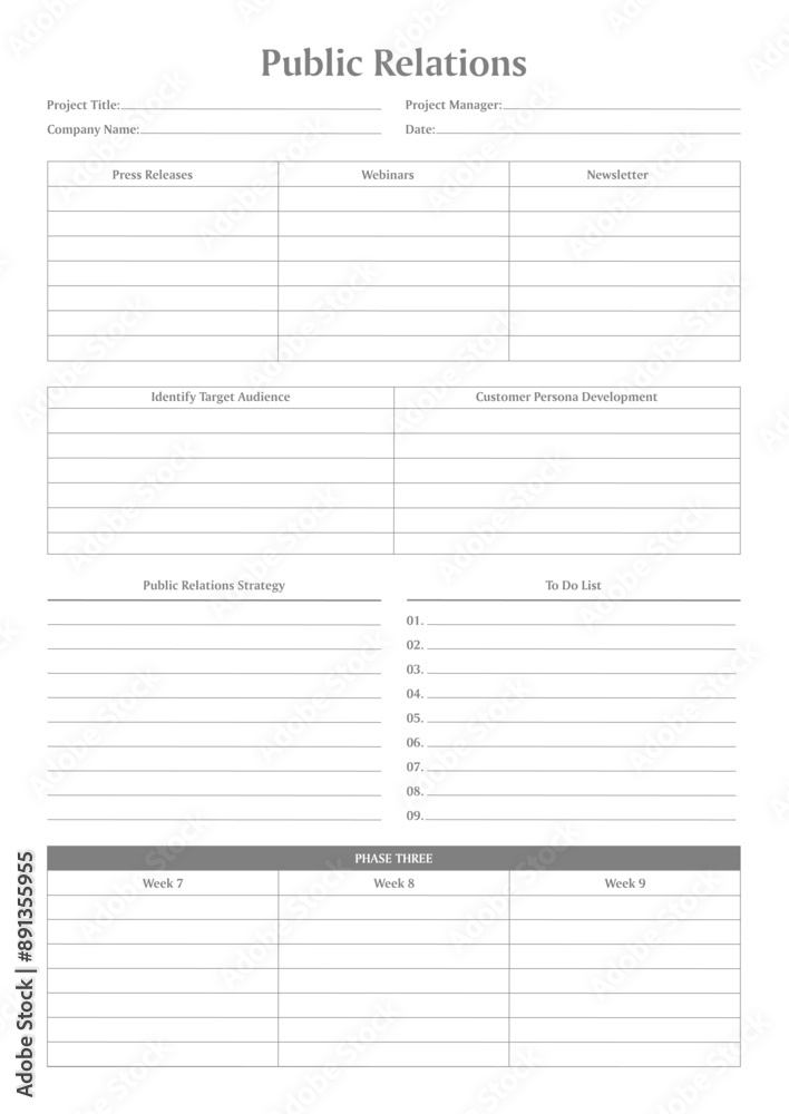 Marketing Planning Page Planner Sheets efficient way to organize & track their marketing activities
Marketing Planning Page Planner Sheets efficient way to organize & track their marketing activities