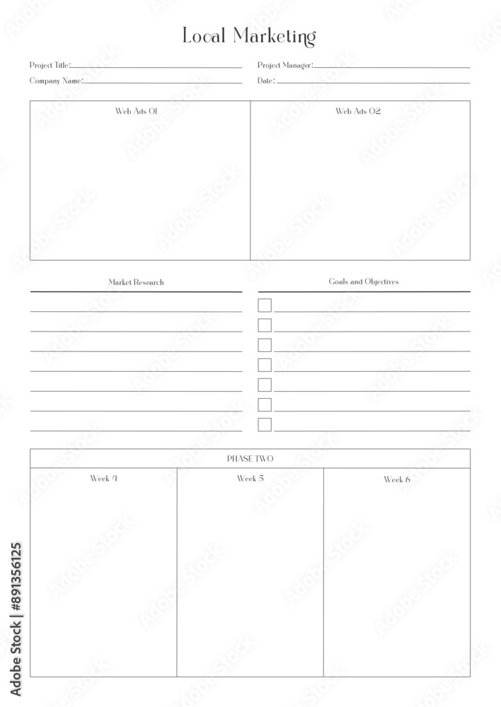 Marketing Planning Page Planner Sheets efficient way to organize & track their marketing activities
Marketing Planning Page Planner Sheets efficient way to organize & track their marketing activities