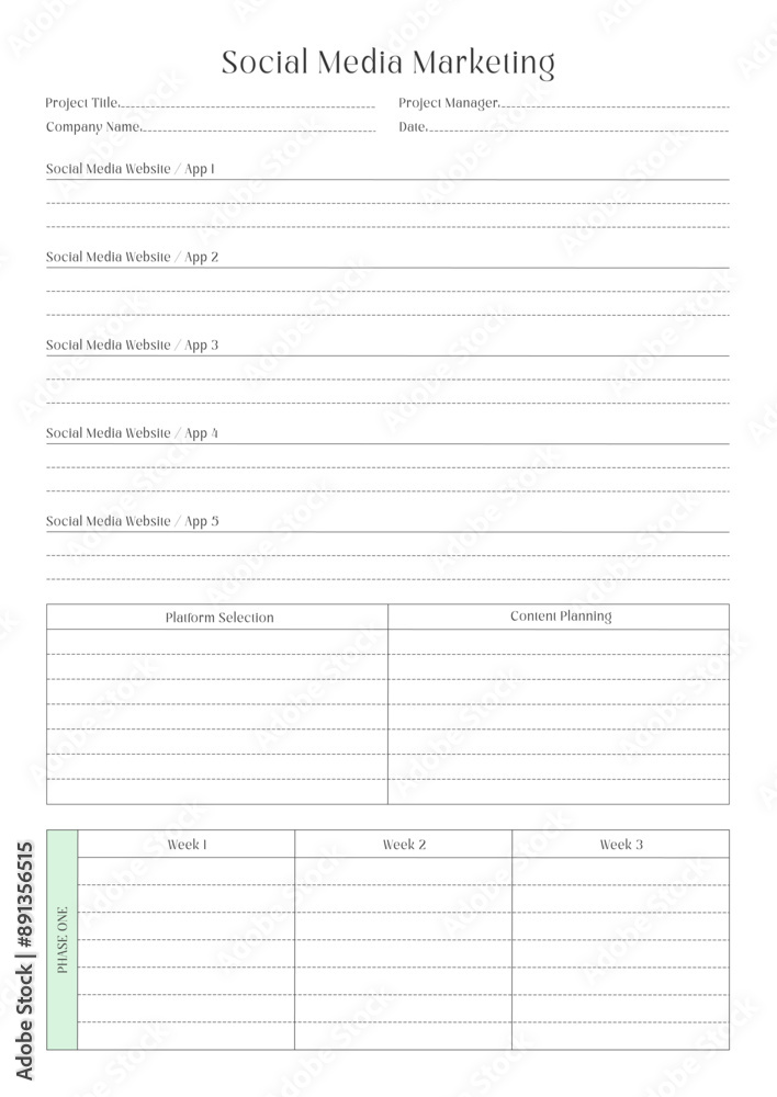 Marketing Planning Page Planner Sheets efficient way to organize & track their marketing activities
Marketing Planning Page Planner Sheets efficient way to organize & track their marketing activities