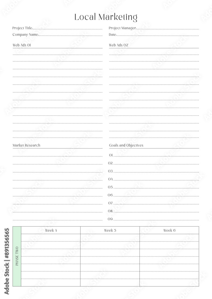 Marketing Planning Page Planner Sheets efficient way to organize & track their marketing activities
Marketing Planning Page Planner Sheets efficient way to organize & track their marketing activities