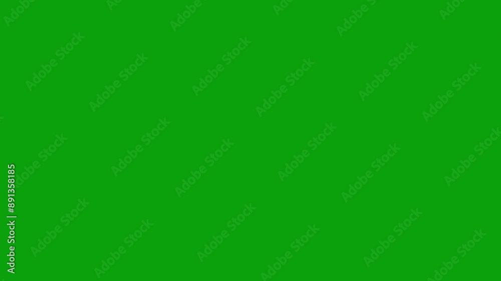 Square shape frame white color glowing neon lights loop animation on green screen. Animation of neon led  frame, empty space, ultraviolet light, 80's retro style, fashion show stage,  illuminate frame