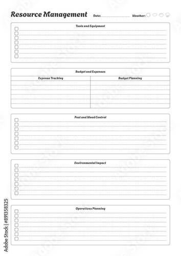 Versatile Generic Planning Pages and Planner Sheets Design Template for daily, weekly, and monthly organization for organizing daily routines and personal goals 