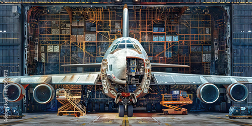 Cargo Carriers of the World: A wide-body cargo plane with its cargo doors open, revealing a maze of netting and crates.