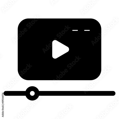 tutorial video playing icon