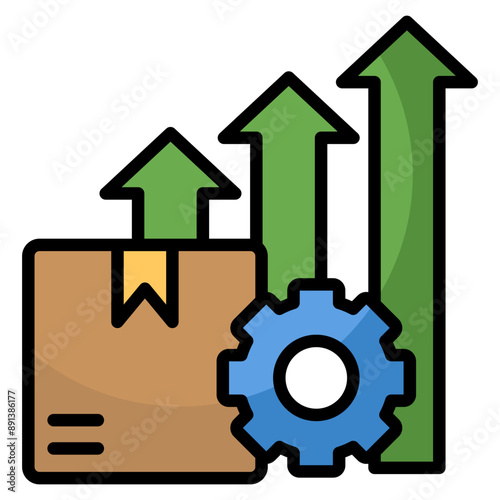 Ai Product Optimization Icon Element For Design