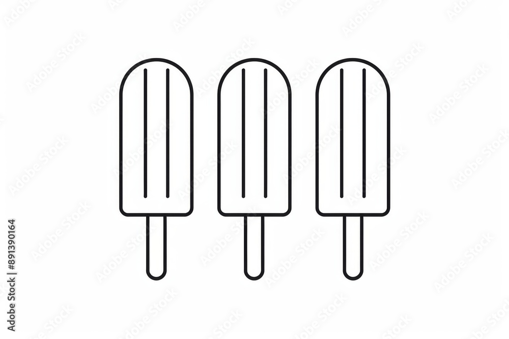 Object - Soap with Colorful ice cream shape with Yellow pastel color background. Beautiful simple AI generated image in 4K, unique.