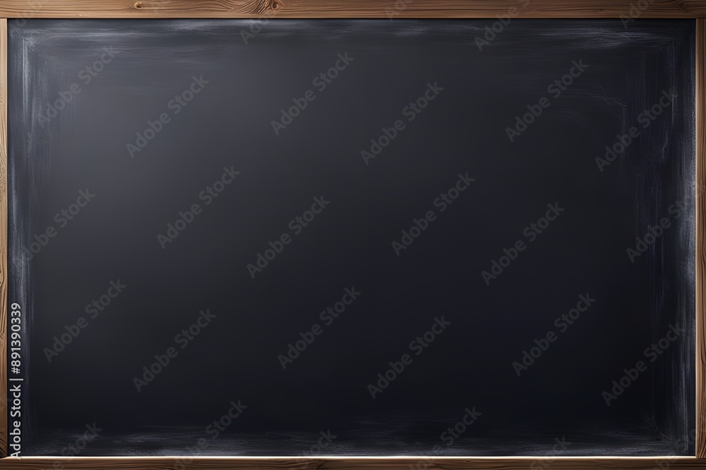 Obraz premium Chalk rubbed out on blackboard.