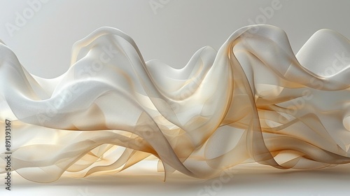 Soft Gradient Textile Flow Patterns with Color Transitions