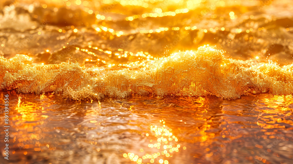 Abstract Gold Texture With Cracked Surface Abstract Gold Texture With Cracked Surface