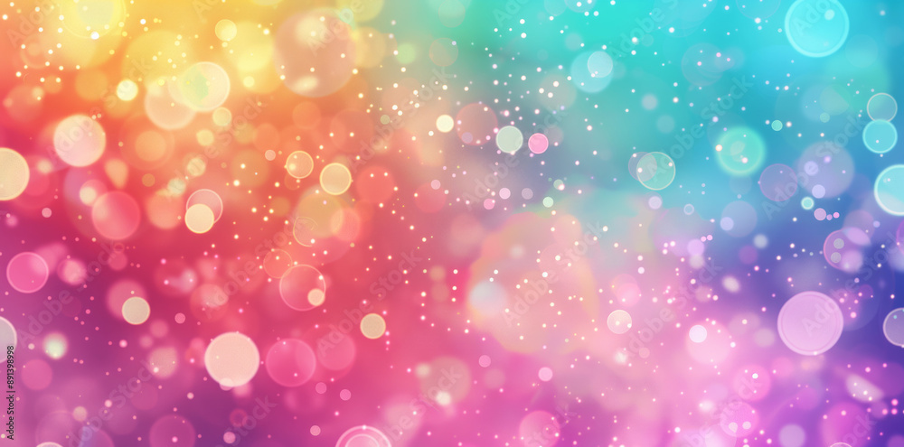 Abstract gradient background featuring colorful pastel hues and bokeh light effects, perfect for festive designs, creative projects, and digital art Abstract gradient background featuring colorful pastel hues and bokeh light effects, perfect for festive designs, creative projects, and digital art