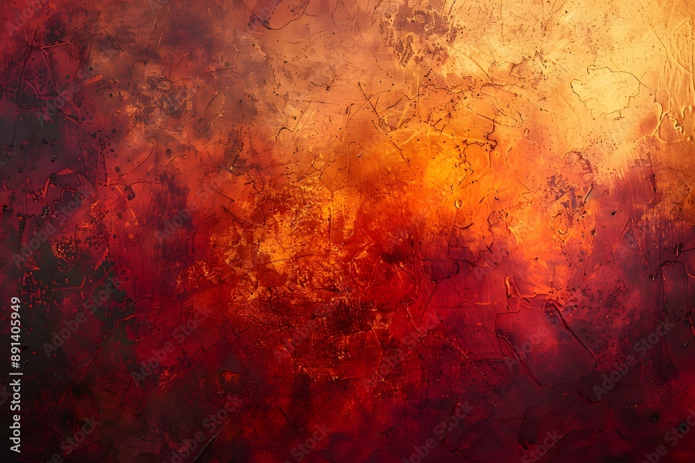 Abstract Warm Tones with Rich Textures
