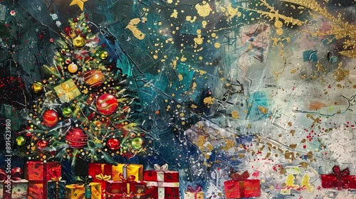 Vibrant and Colorful Abstract Art