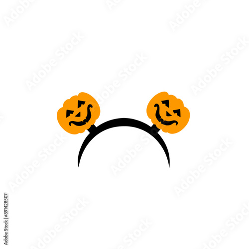 Halloween pumpkin headband
