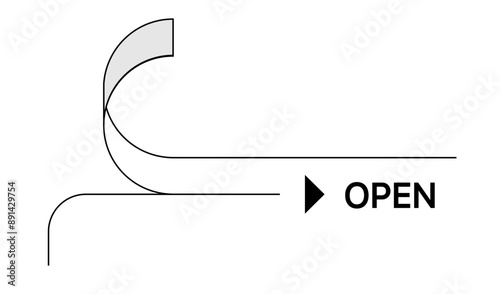 OPEN TO HERE perforated pull tabs