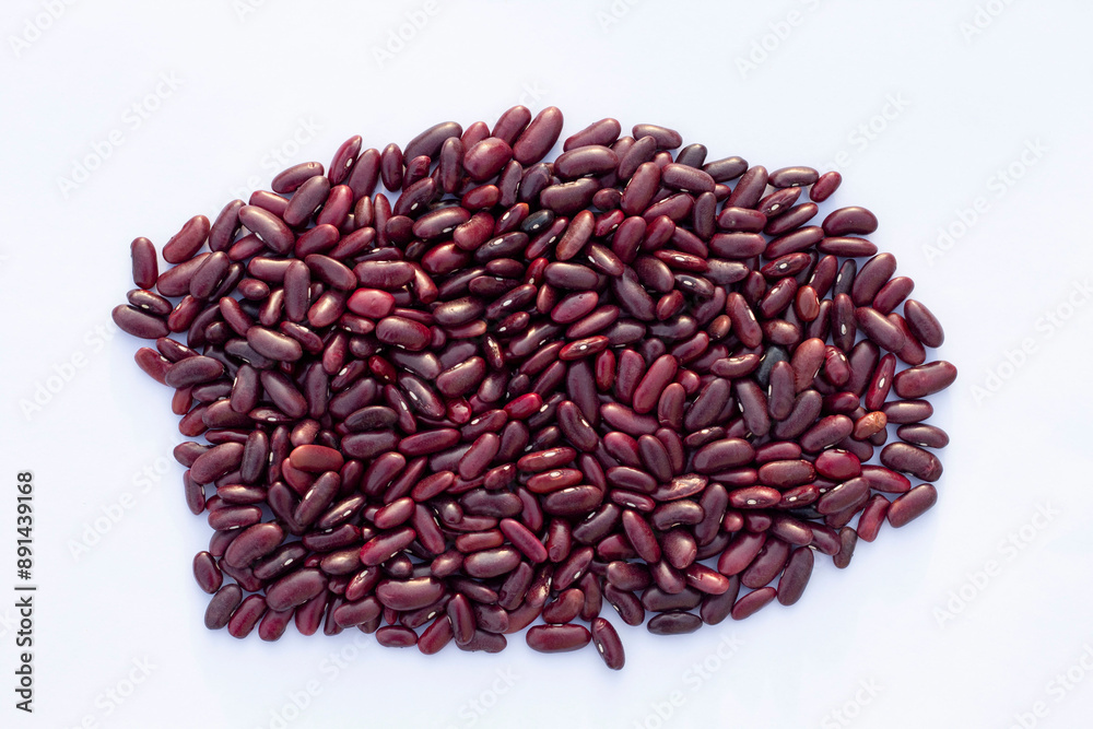 Huge variety of dried lentils ,legumes and cereals shot from above on white background Huge variety of dried lentils ,legumes and cereals shot from above on white background