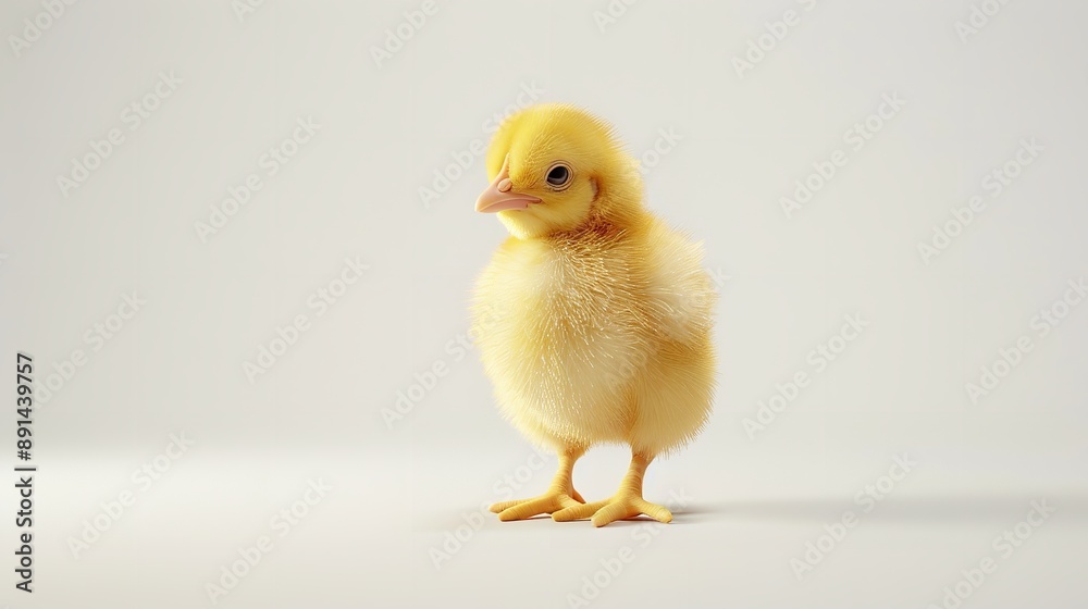 Baby chick isolated on white background Baby chick isolated on white background
