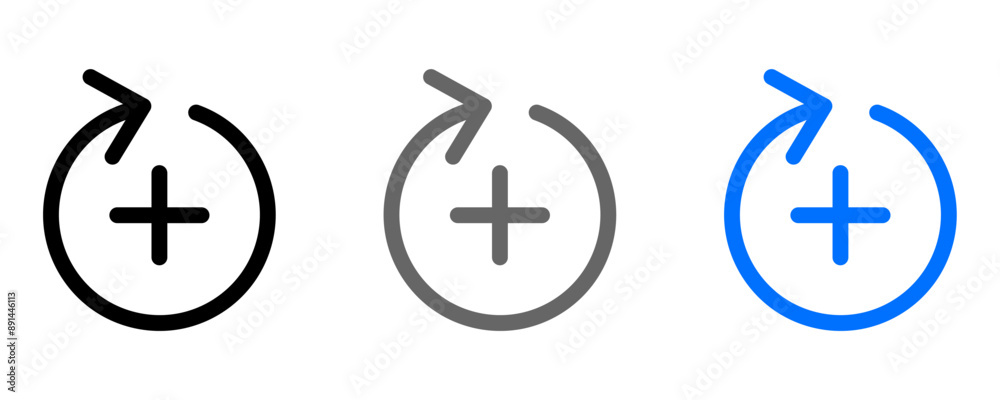 restore image icon. archive stories symbol. healing symbol. plus sign. more button. restore image icon. archive stories symbol. healing symbol. plus sign. more button.