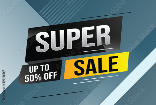 super sale poster banner graphic design icon logo sign symbol social media website coupon

